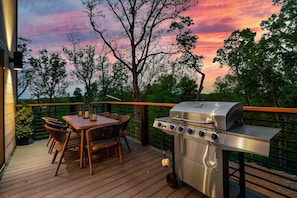Savor sunset views while grilling under the stars with friends and family!