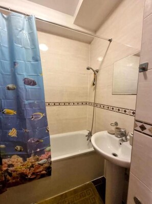This photo represent the bathroom of the property. 