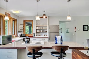 Modern Kitchen with Nespresso coffee maker, Nespresso pods