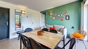 Share meals and laughs at the dining table.