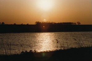Sonnenuntergang an der Ems