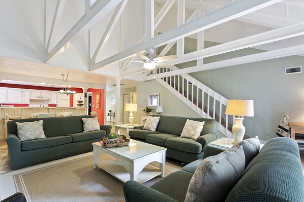 Spacious and open living room