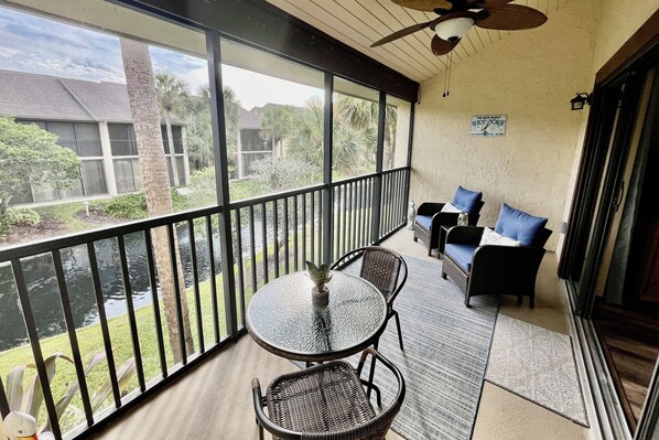 Screened lanai