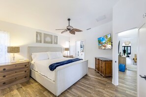 The Main Bedroom Suite is Spacious and Private