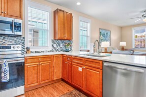 A starter supply of amenities are provided. Depending on the length of stay, additional amenities may need to be purchased.