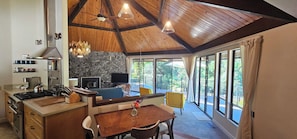 Kitchen, dining, great room