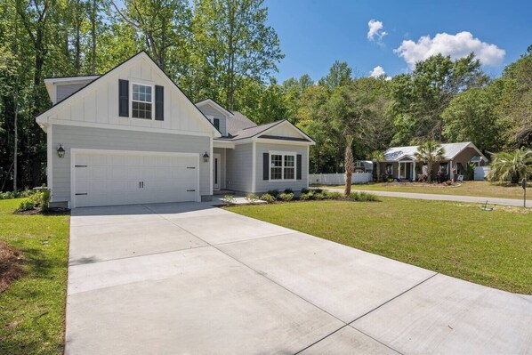 Enjoy hassle-free parking with a spacious private driveway, perfect for multiple vehicles during your stay.