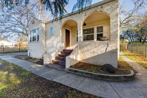 Front view of the home