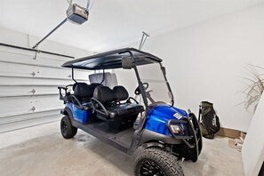 Golf cart to use during your stay :)