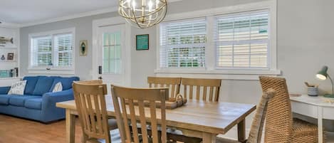 Sharing laughter and good food in our inviting dining space. #FamilyTime