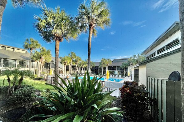Village Las Palmas pool view from lanai