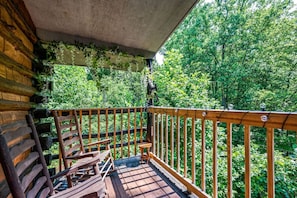 The private balcony is a great place to enjoy a morning cup of coffee or evening glass of wine.