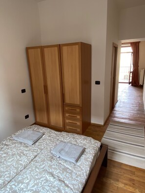 Bedroom view towards kitchen/balcony