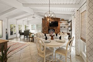 Two dining tables for home cooked meals