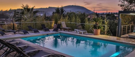 Vista a la piscina