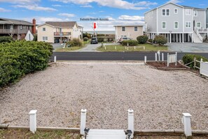 Beach access - directly across the street- view from the front porch 