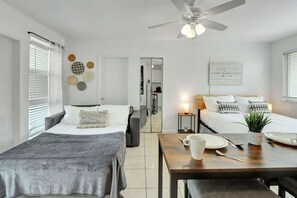 Bright and spacious studio interior