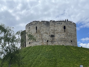 Ancient Clifford's Tower nearby