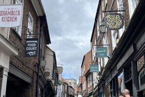 The famous Shambles just 10 mins walk away