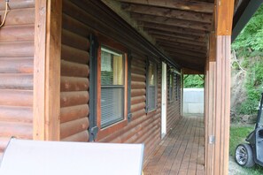 Wrap around deck.
