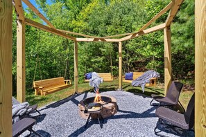 Fire pit area
