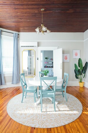 Dining for four in this cute dining room