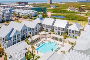 Aerial View Over Glow Pool & Fitness Center