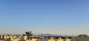 Views out over Lobos Island & Lanzarote from the roof terrace