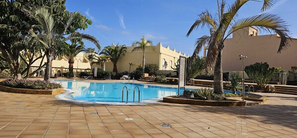 Private access to the communal swimming pool