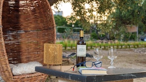 Relax on the patio, while enjoying a refreshing drink