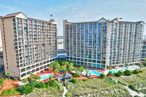 Beach Cove Resort is located on the oceanfront in North Myrtle Beach.