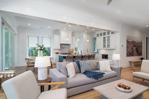 Open concept first floor