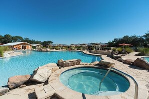 2 hot tubs on property