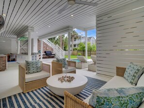 Escape to your private outdoor oasis on the patio, perfect for relaxation.