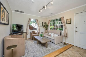 Unwind in our inviting living room.