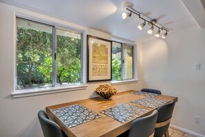 Enjoy delicious meals in our charming dining area.