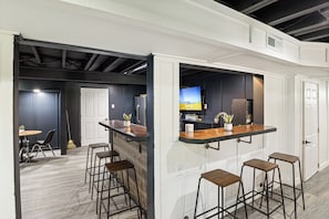 Downstairs bar