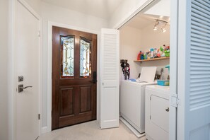 Laundry, Behind Front Door - Laundry, Behind Front Door