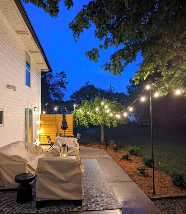 Four Corners Farmhouse Patio and Lights