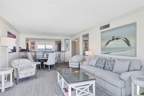 Longboat Harbour Towers 1007 By FVC - Living and Dining Room
