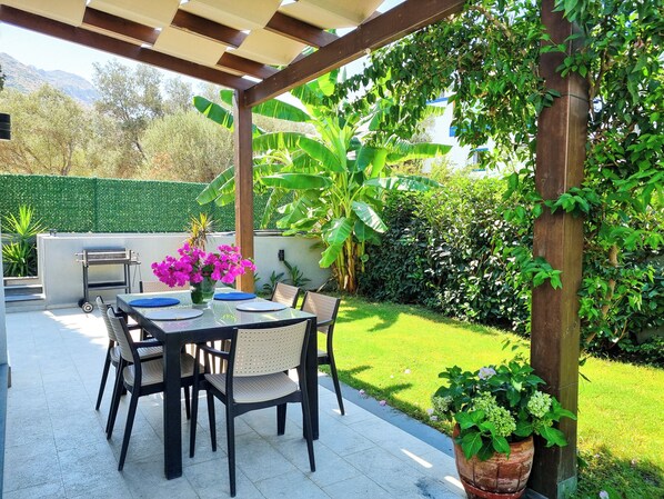 Garden and Seating Area