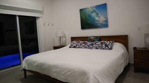 Primary Bedroom. En Suite Bathroom and Shower and Large Walk In Closet. Pool Acc