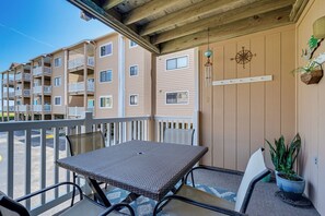 Condo Exterior | Furnished Balcony | Dining Area