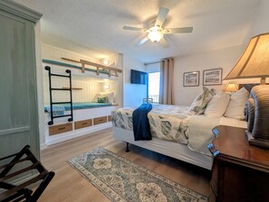 Master En Suite with King and Built-In Twin Bunks