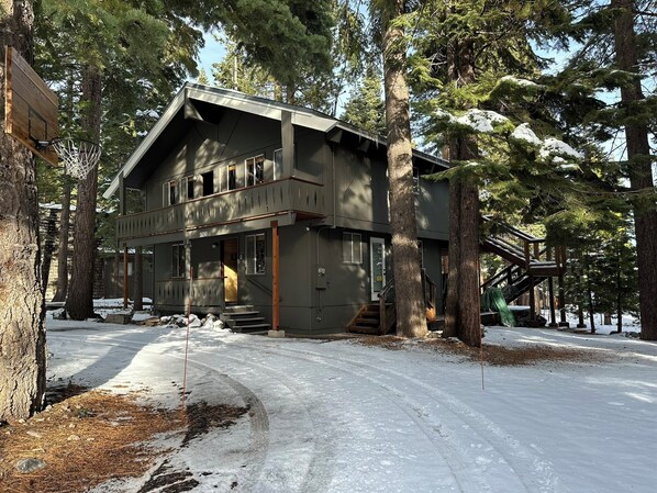 Front with circular driveway