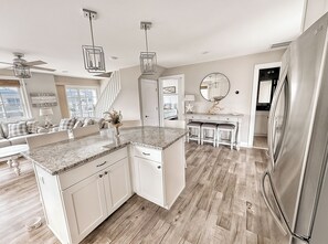 The open-concept design living area allows you to enjoy the entire area at once.