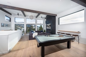 Challenge your friends to a game of billiards with incredible views in the 5th floor game room.