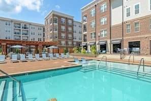 Saltwater Pool to Enjoy. Open Year-round, not-heated.
