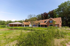 Exterior of the house with beautiful garden