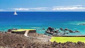 Overlooking popular snorkel spot and Signature over water 15th tee.